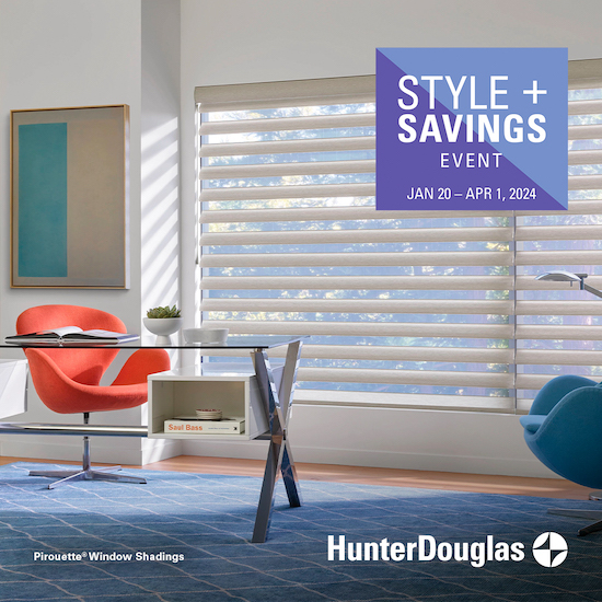 Hunter Douglas Style and Savings Event 2024