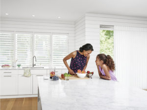 Luminette® Privacy Sheers in the Kitchen