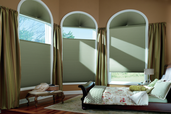 Duette® Honeycomb Shades in the Bedroom
